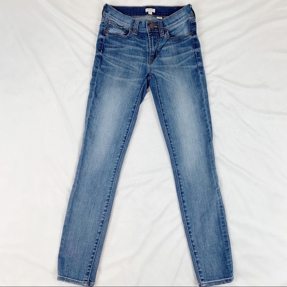 J crew Davidson wash‎ stretch skinny jeans